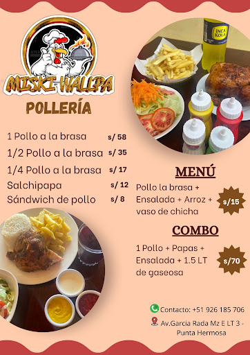 Pollos ala leña Miski Wallpa